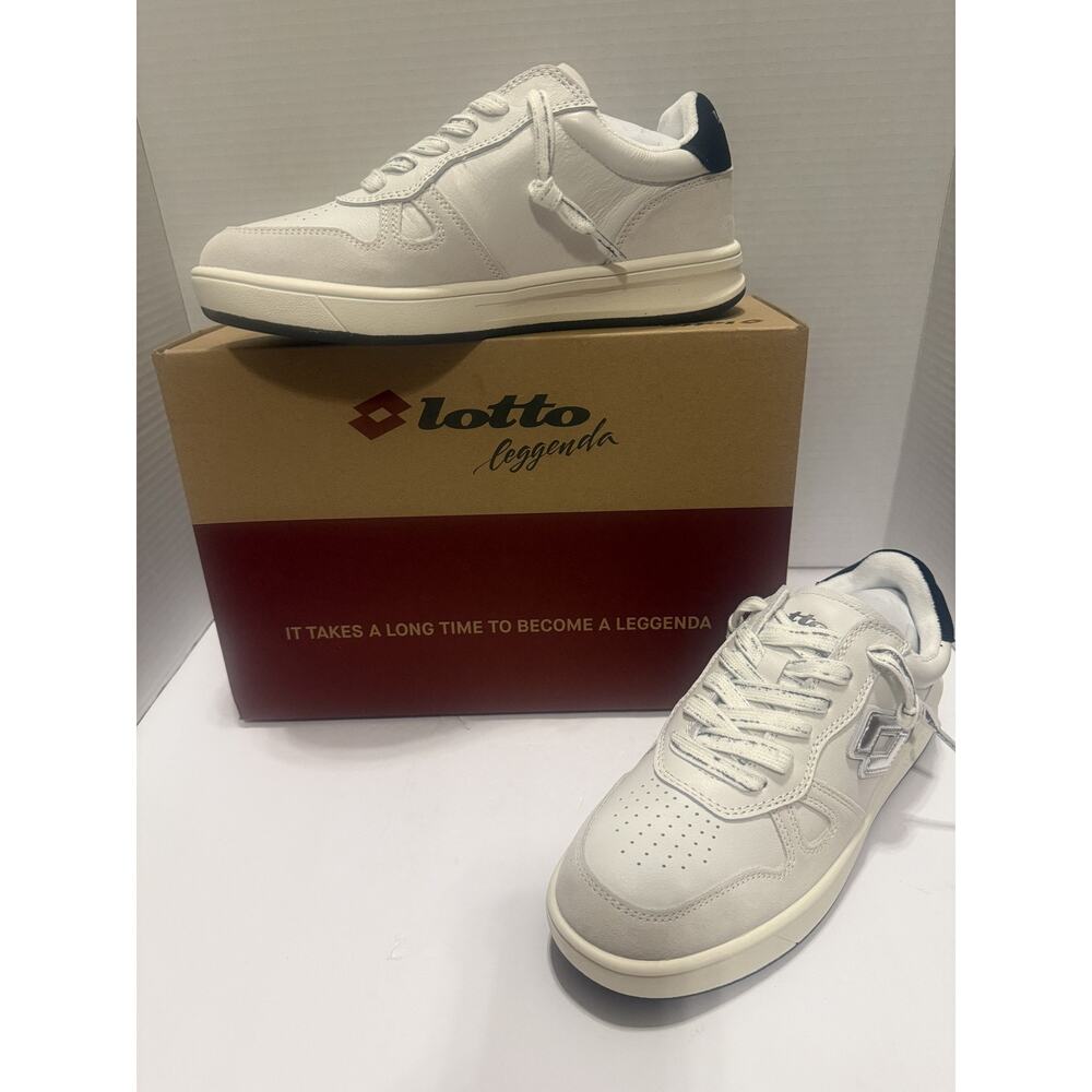Lotto Leggenda Shoes Womens Size 8 Signature Leather Sneaker Casual Athletic Fas